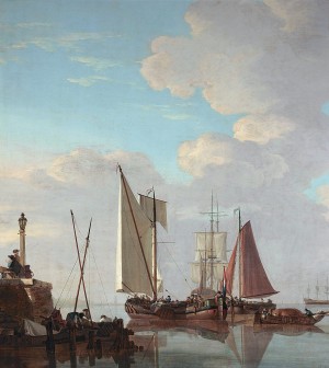 Entering a Dutch port